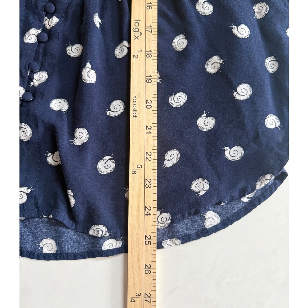 Anthropologie 7 of‎ 52 Conversations Top Snail Sleeveless Blouse Womens Size XS - Picture 7 of 7